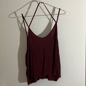 Maroon tank top
